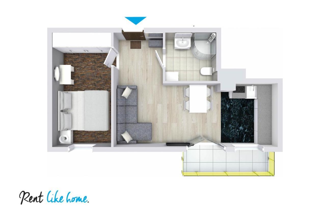 Kolorowe Balkony - Sloneczny Apartament W Miedzyzdrojach By Noclegi Renters Miedzyzdroje Exterior foto